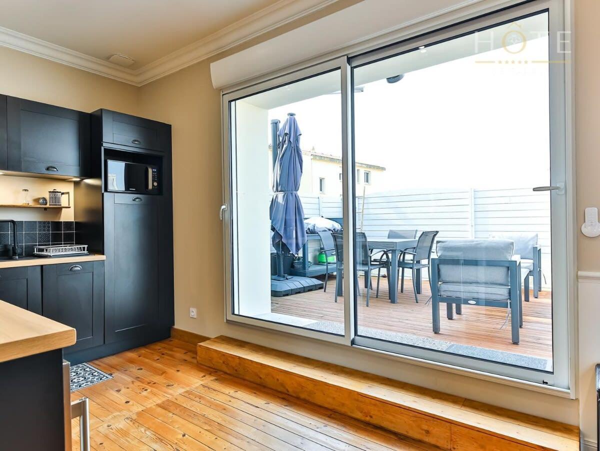 Chaleureux Logement-Centre Ville-Proche Gare-Plage レ・サ​​ーブル・ドロンヌ エクステリア 写真
