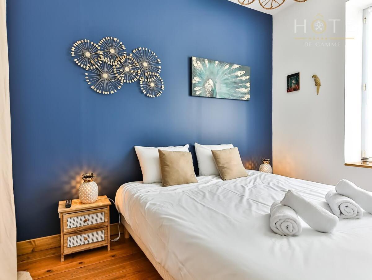 Chaleureux Logement-Centre Ville-Proche Gare-Plage レ・サ​​ーブル・ドロンヌ エクステリア 写真