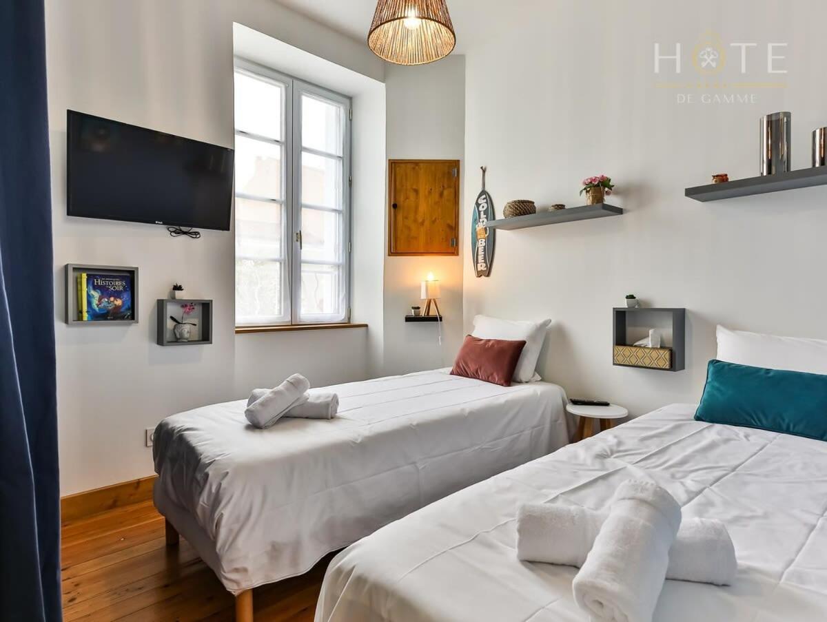 Chaleureux Logement-Centre Ville-Proche Gare-Plage レ・サ​​ーブル・ドロンヌ エクステリア 写真
