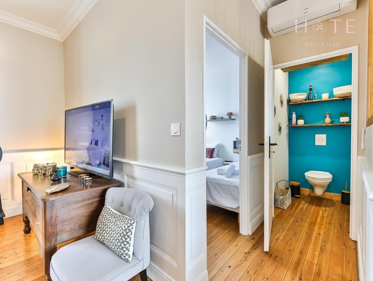 Chaleureux Logement-Centre Ville-Proche Gare-Plage レ・サ​​ーブル・ドロンヌ エクステリア 写真