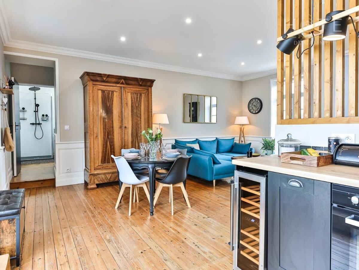 Chaleureux Logement-Centre Ville-Proche Gare-Plage レ・サ​​ーブル・ドロンヌ エクステリア 写真