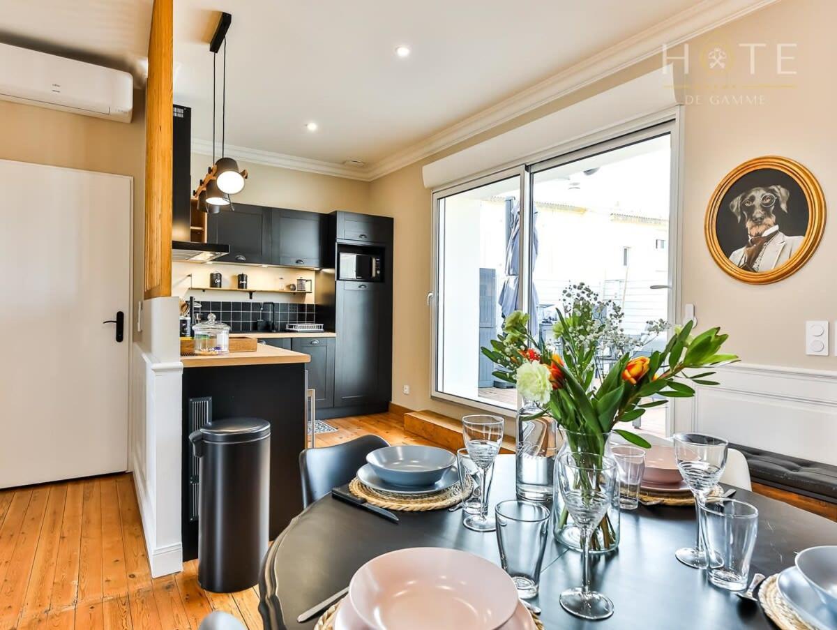Chaleureux Logement-Centre Ville-Proche Gare-Plage レ・サ​​ーブル・ドロンヌ エクステリア 写真